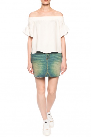 'star' denim skirt, zdjęcie 2 'star' denim skirt od AllSaints